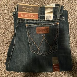Mens Wrangler Relaxed Boot jeans